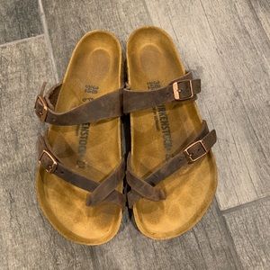 Birkenstock Oiled Leather Habana Mayari - Like New